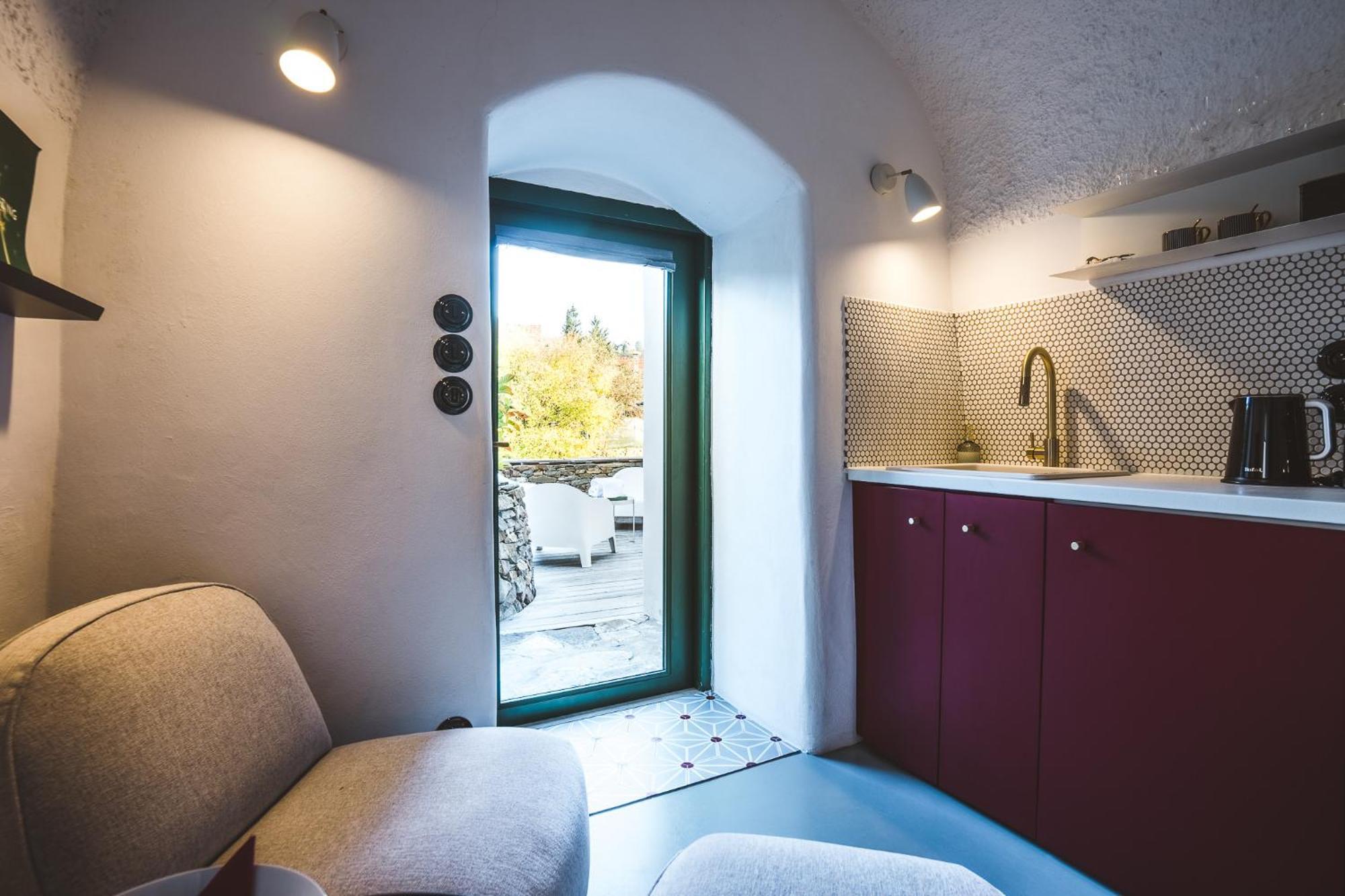 شقة Domecek / Tiny House Český Krumlov المظهر الخارجي الصورة