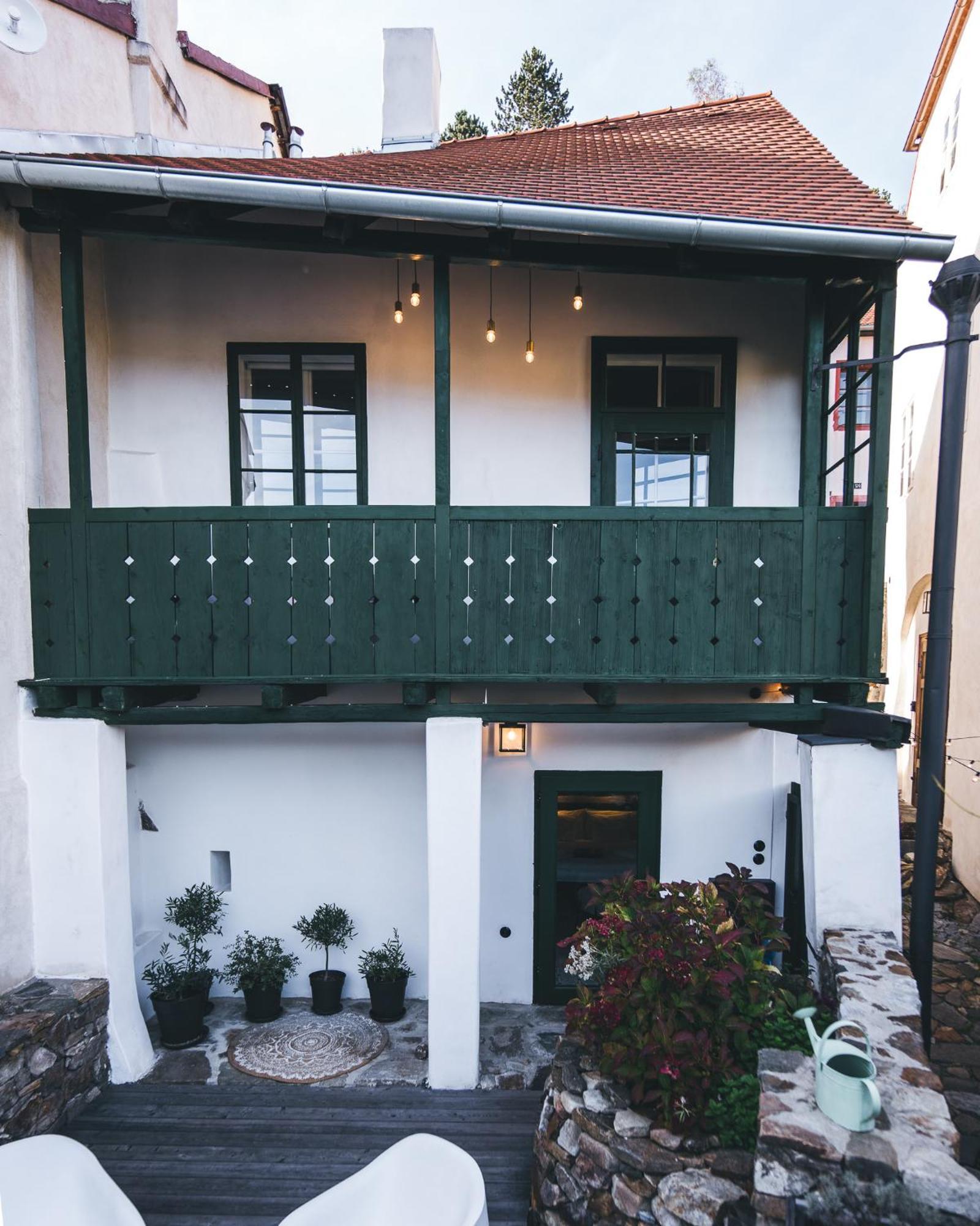 شقة Domecek / Tiny House Český Krumlov المظهر الخارجي الصورة